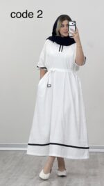 پیراهن سیلک آرتمیس کد 010038 A-13 - Image 3