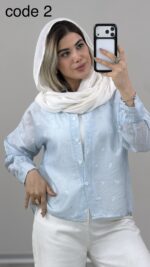 شومیز و تاپ کد 010041 A-8 - Image 7