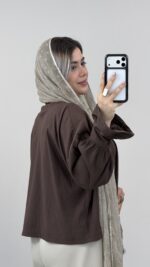 شومیز سیلک الیزا کد 010074 A-8 - Image 5
