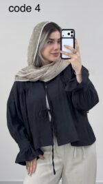 شومیز سیلک الیزا کد 010074 A-8 - Image 3