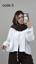 شومیز سیلک الیزا کد 010074 A-8 - Image 2