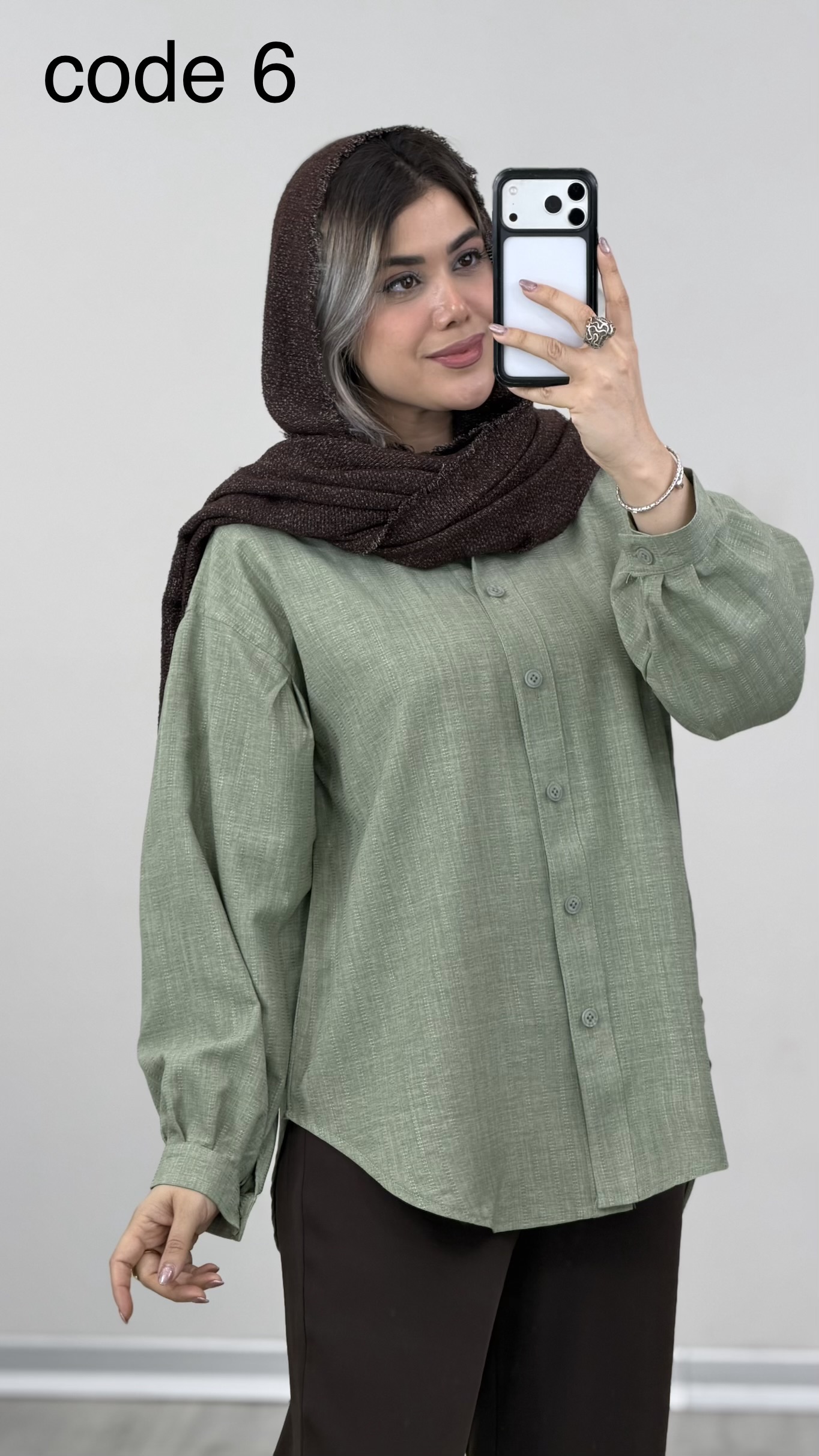 IMG_3793 شومیز مدل روشان کد 010062 A-2 - Image 1