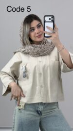 شومیز استیکردار کد 010013 A-7 - Image 7