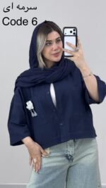 شومیز استیکردار کد 010013 A-7 - Image 2