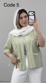 شومیز سیلک پانیسا کد 010016 A-19 - Image 5