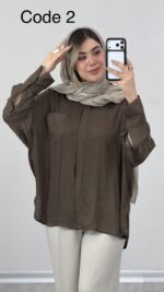 شومیز مدل مهناز کد 010032 B-10