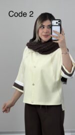 شومیز مزونی هورسا کد 010017 A-16 - Image 5