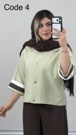 شومیز مزونی هورسا کد 010017 A-16 - Image 7