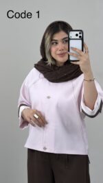 شومیز مزونی هورسا کد 010017 A-16 - Image 3