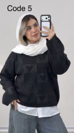 بلوز بافت قلبی کد 010036 B-12 - Image 6