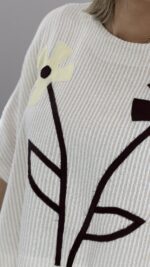 بلوز بوکله گل کد 010039 A-17 - Image 3