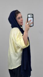 شومیز گلدار کد 010078 B-4 - Image 3