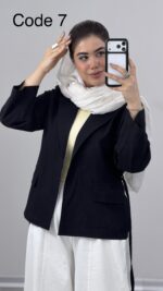 کت لینن فروهر کد 010040 A/16 - Image 8