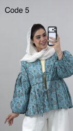 شومیز عروسکی طرحدار کد010142 A-12