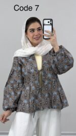 شومیز عروسکی طرحدار کد010142 A-12 - Image 9
