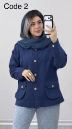 مانتو الیاف رزمینا کد 010144