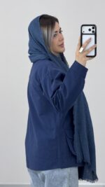 مانتو الیاف رزمینا کد 010144 - Image 9