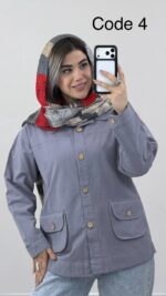 مانتو الیاف رزمینا کد 010144 - Image 7