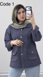 مانتو الیاف رزمینا کد 010144 - Image 5