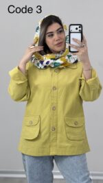مانتو الیاف رزمینا کد 010144 - Image 2