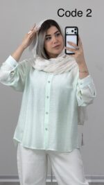 شومیز مدل مامک کد 010145 B-15 - Image 7