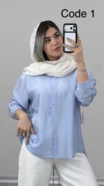 شومیز مدل مامک کد 010145 B-15 - Image 6