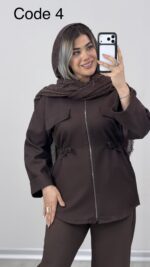 مانتو زیپدار تالیا کد 010146 B-16
