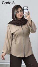 مانتو زیپدار تالیا کد 010146 B-16 - Image 3