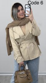 ترنچ کت بارونی حیفا کد 010150 A-3