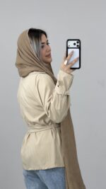 ترنچ کت بارونی حیفا کد 010150 A-3 - Image 9