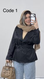 ترنچ کت بارونی حیفا کد 010150 A-3 - Image 4