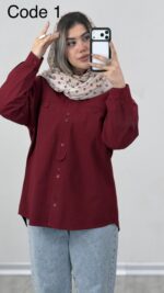 شومیز لینن سیلوانا کد 010156 A-8 - Image 7