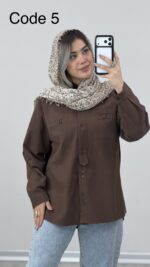 شومیز لینن سیلوانا کد 010156 A-8 - Image 2