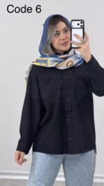 شومیز لینن سیلوانا کد 010156 A-8 - Image 3