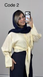 شومیز جلو گره کد 010035 A-16 - Image 7