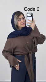 شومیز جلو گره کد 010035 A-16 - Image 2
