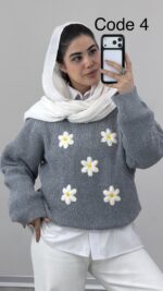 بلوز بافت بابونه کد 010173 B-9