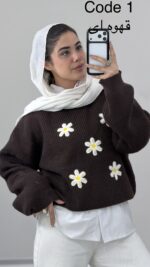 بلوز بافت بابونه کد 010173 B-9 - Image 4