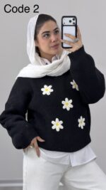 بلوز بافت بابونه کد 010173 B-9 - Image 5