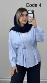 شومیز سیلک آنایا کد 010169 A-19 - Image 9