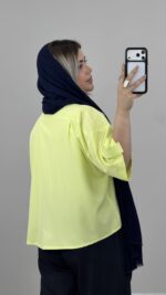 شومیز دوجیب سیلک کد 010073 A-2 - Image 5