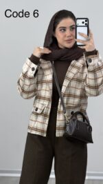 ترنچ کت پشمی الکا کد 010186 A-19 - Image 2