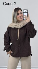 شومیز کبریتی کد 010198 A-12 - Image 4