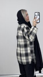 کت + کیف چهارخونه کد 010224 A-2 - Image 3