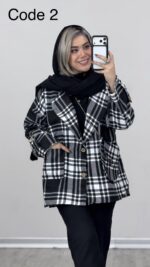 کت + کیف چهارخونه کد 010224 A-2 - Image 2