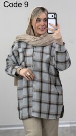 مانتو پشمی حنا کد 010226 B/4 - Image 10