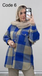 مانتو پشمی حنا کد 010226 B/4 - Image 5