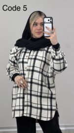 مانتو پشمی حنا کد 010226 B/4 - Image 7