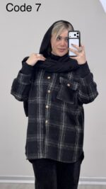 مانتو پشمی حنا کد 010226 B/4 - Image 3