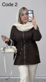 مانتو پاییزه نیها کد 010229 A-2 - Image 7